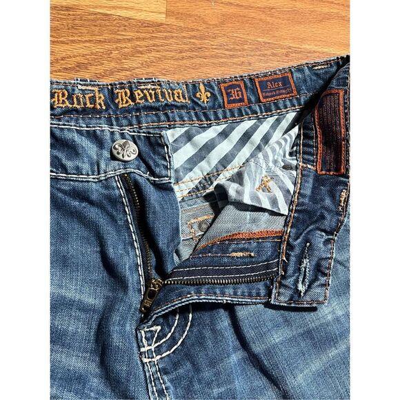 Y2K Rock Revival Alex Relaxed Straight Jeans - Picture 5 of 8